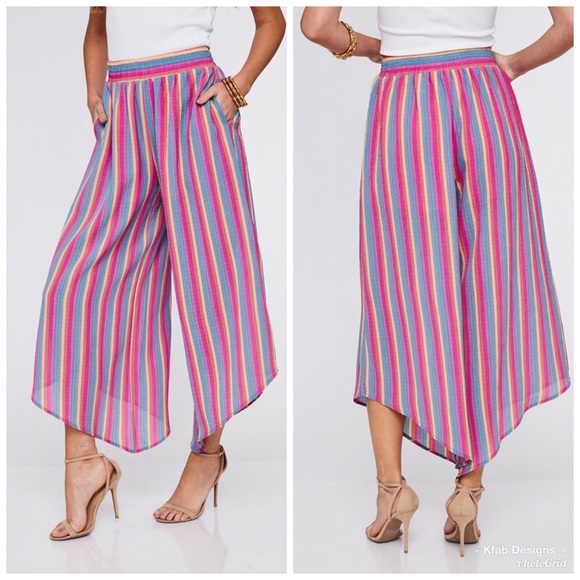 💕LAST 1! Color Block Striped Pants -Top Avail. - Picture 6 of 8